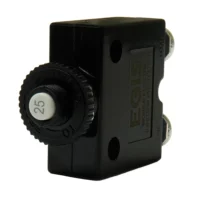 Egis 25A Push Button Panel Mount Circuit Breaker - Screw Terminals