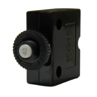 Egis 40A Push Button Panel Mount Circuit Breaker - Spade Terminal