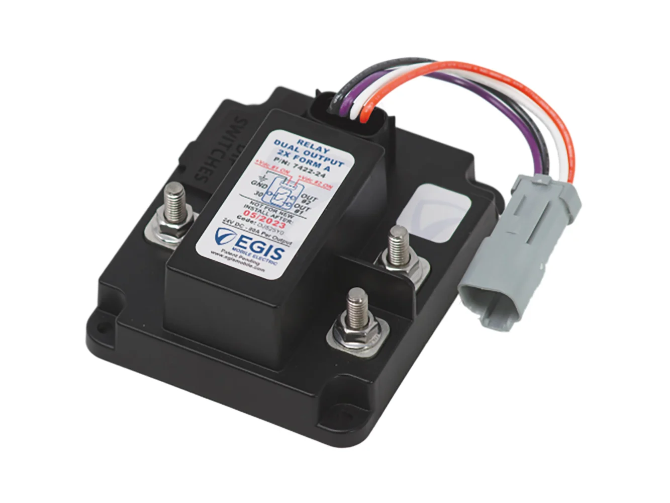 Egis TH3 Dual Relay 2 x 80A - 24V