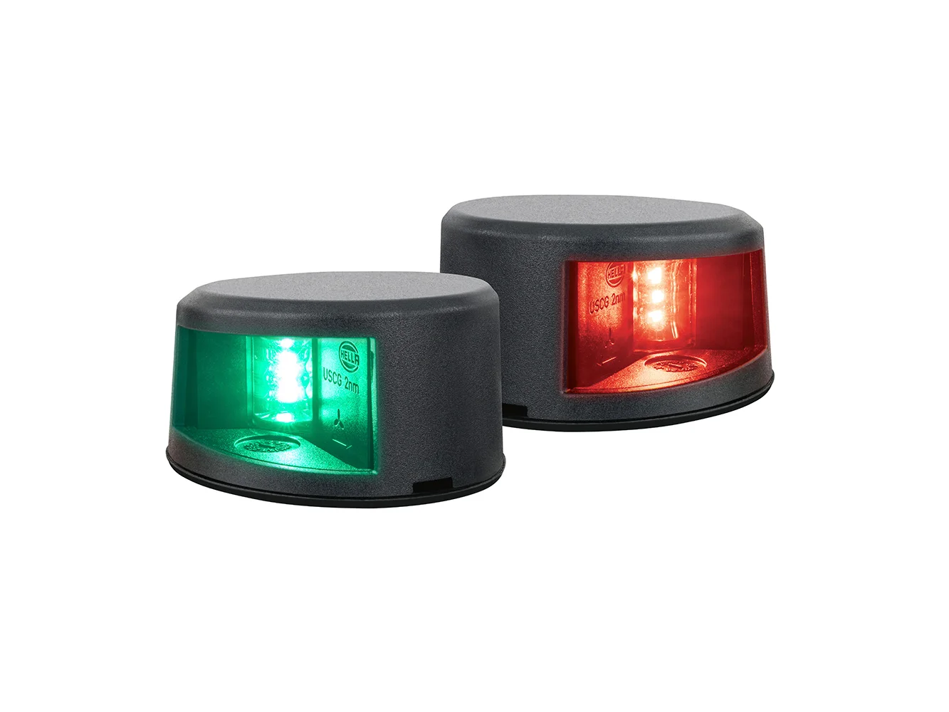 Hella Marine NaviLED Gen II Port/Starboard Deck Mount Navigation Lamps - Black