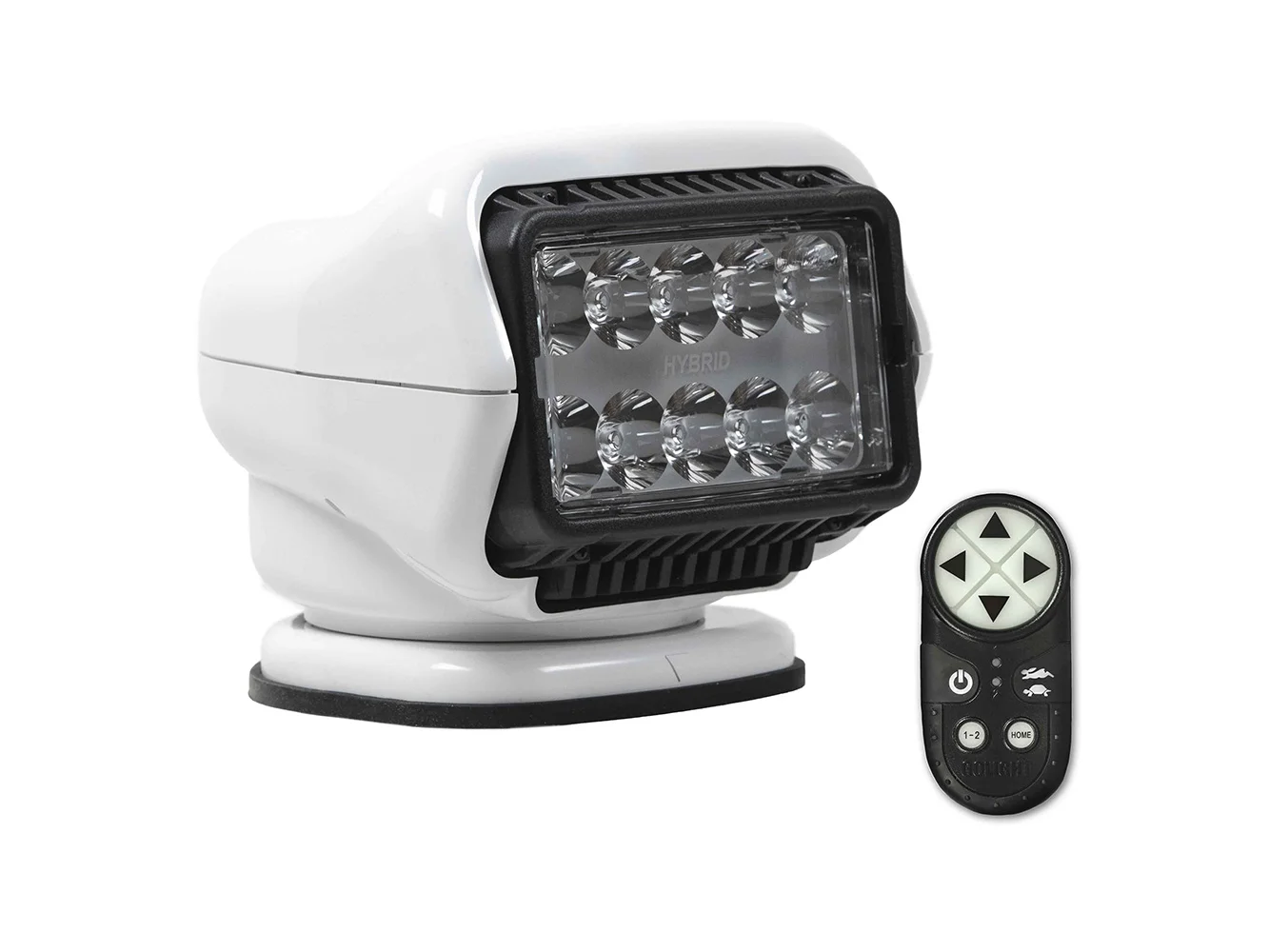 Golight Stryker ST Series LED Hybrid Light - Permanent Mount - Handheld Wireless Remote - 12V - White