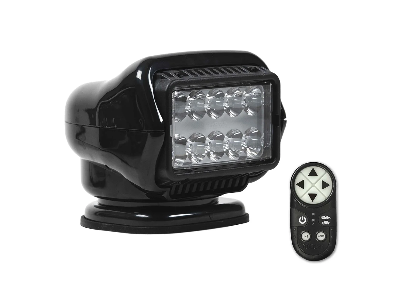 Golight Stryker ST Series LED Hybrid Light - Portable Mount - Handheld Wireless Remote - 12V - Black