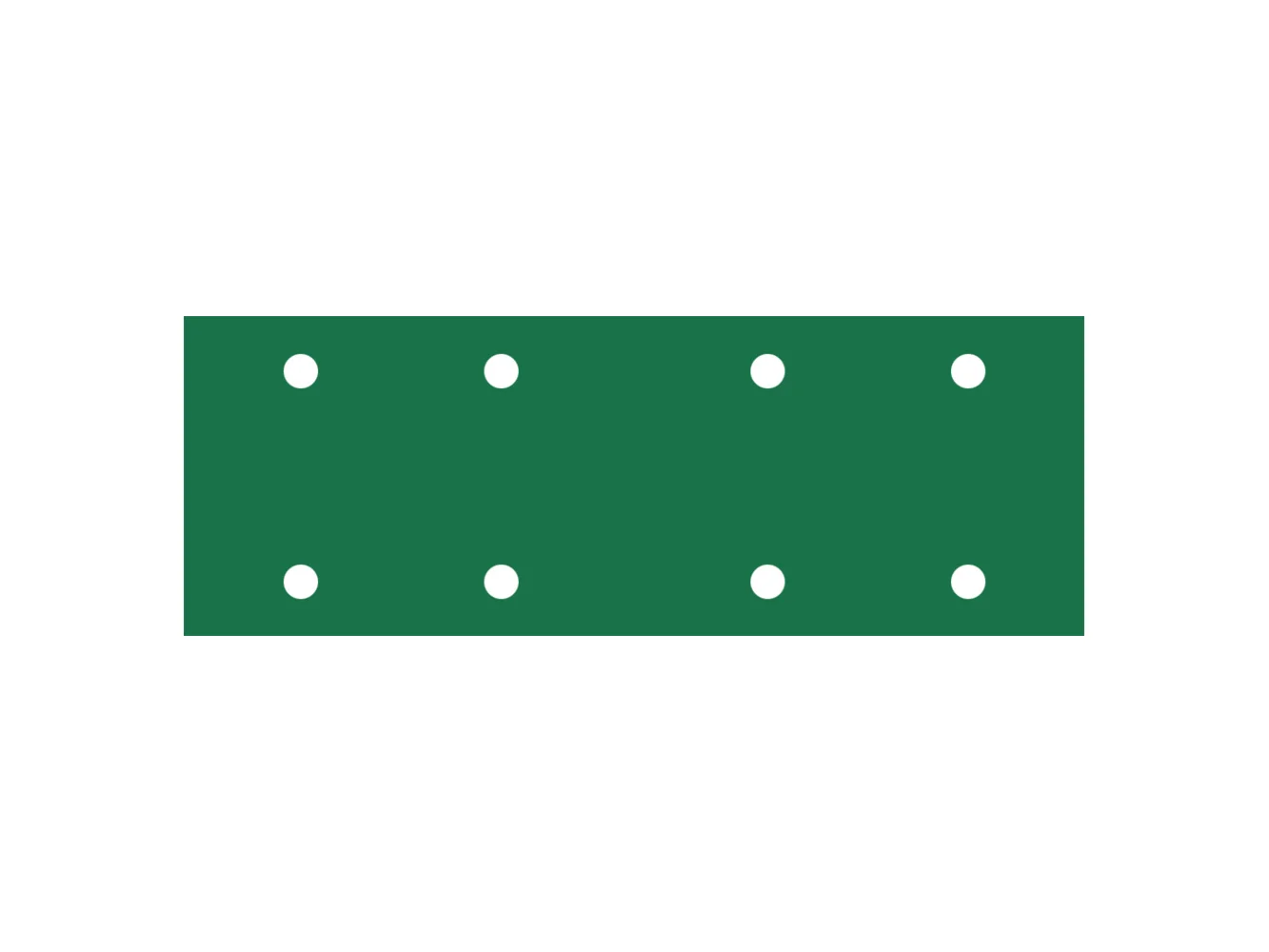 RUPES PROCUT Film Abrasive Sheets 70mm x 200mm (2.75" x 7.8") - 8 Holes - P120 Grit *Box of 100pcs