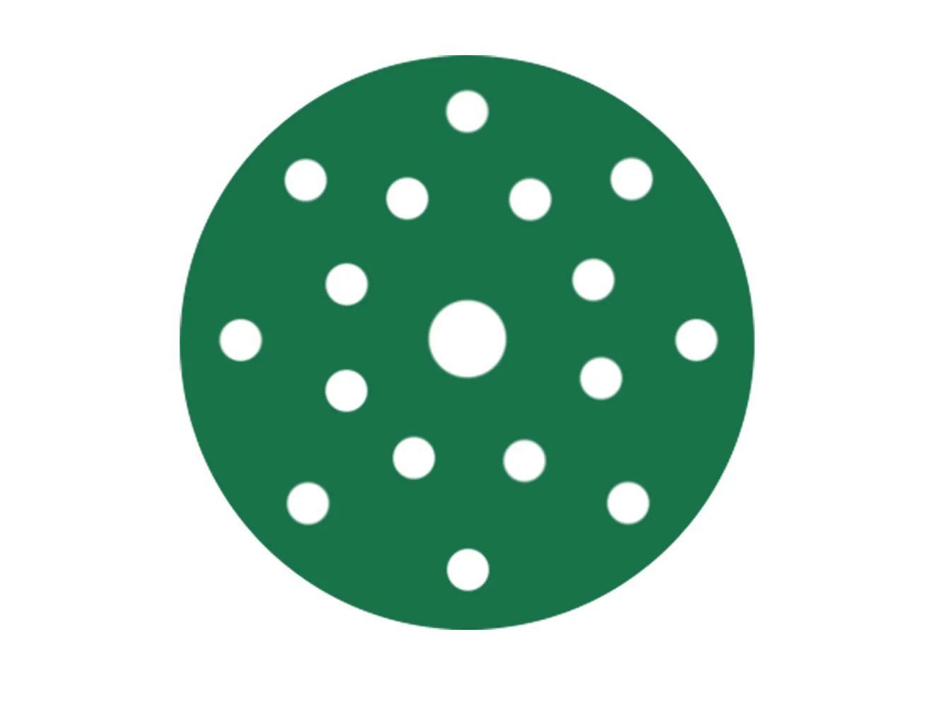 RUPES PROCUT Film Abrasive Discs 125mm (5") - 17 Holes - P120 Grit *Box of 50pcs
