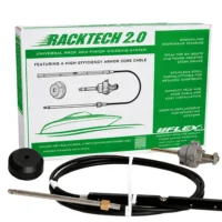 Uflex Racktech™ - 2.0 High Efficiency Rack & Pinion System Kit - 19' Cable
