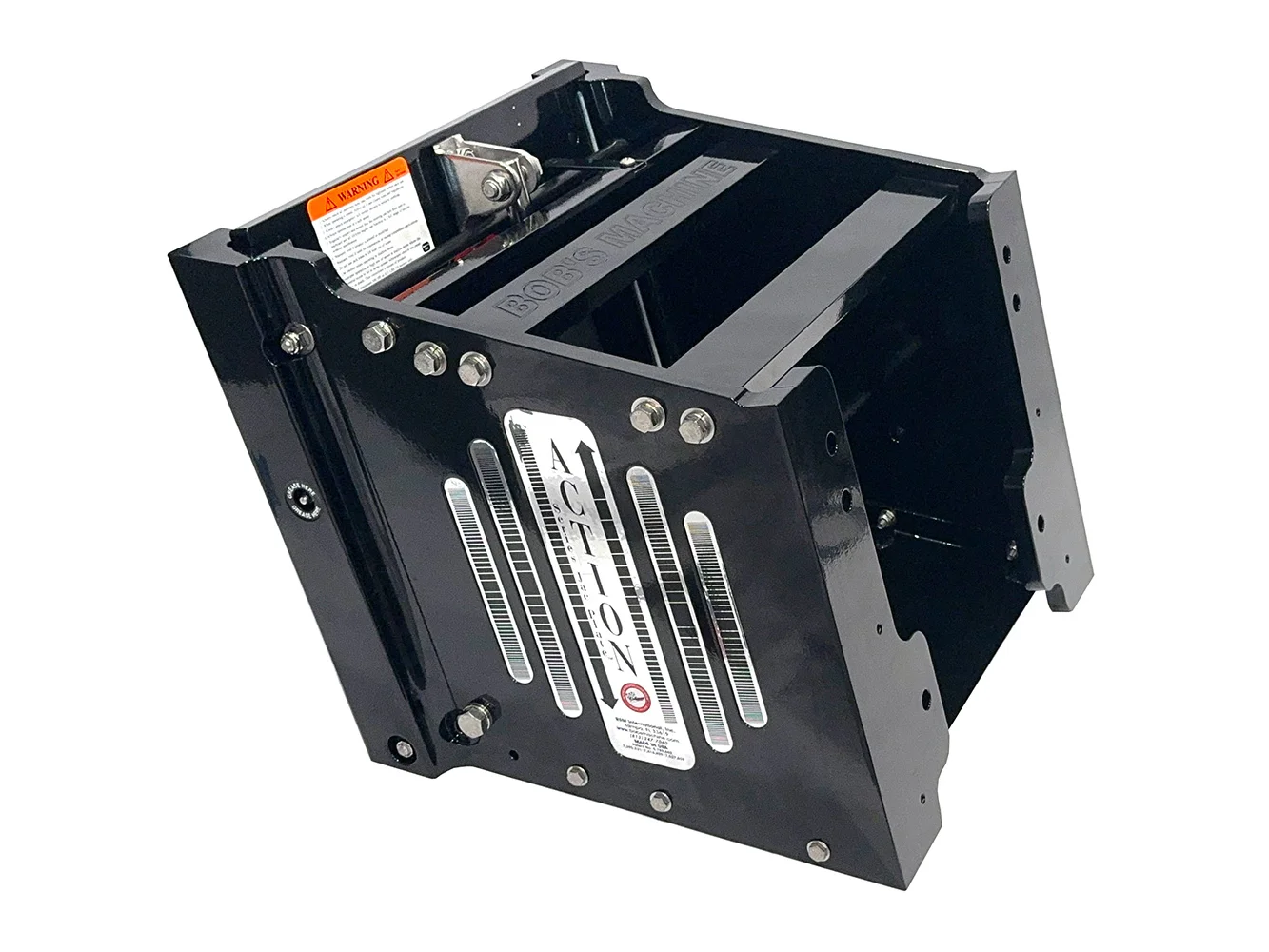 Bob's Machine 16" Setback Action Series Hydraulic Jack Plate - Gloss Black