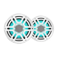 JL Audio M200 Marine Speakers 6.5" LED w/White Sport Grille