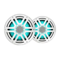 JL Audio M200 Marine Speakers 7.7" w/LED & White Sport Grille