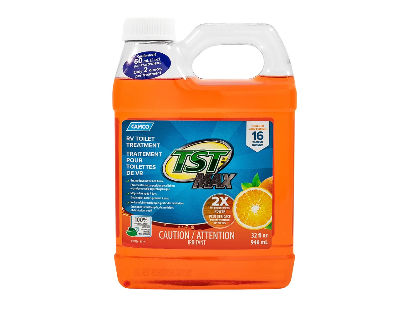 Camco TST Orange Waste Holding Tank Treatment - 32oz