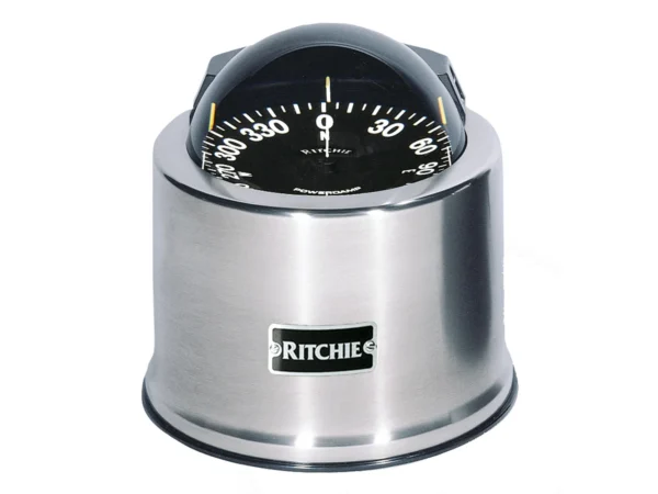 Ritchie SP-5-C GlobeMaster Compass - Pedestal Mount - Stainless Steel - 12V - 5 Degree Card - Image 3