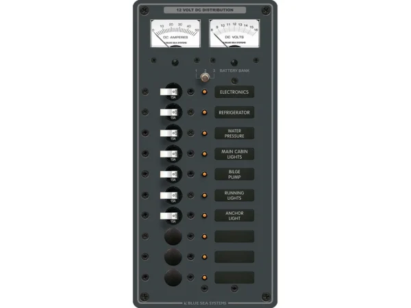 Blue Sea 8082 DC 10 Position Toggle Branch Circuit Breaker Panel - Image 2