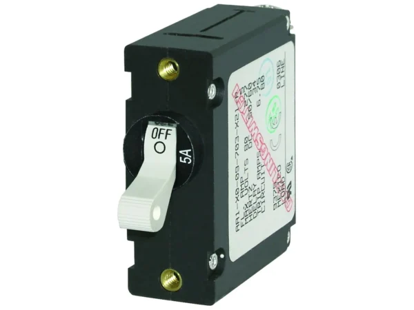 Blue Sea 7202 AC/DC Single Pole Magnetic World Circuit Breaker - 5AMP - Image 2