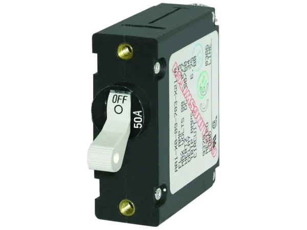 Blue Sea 7230 AC/DC Single Pole Magnetic World Circuit Breaker - 50AMP - Image 2