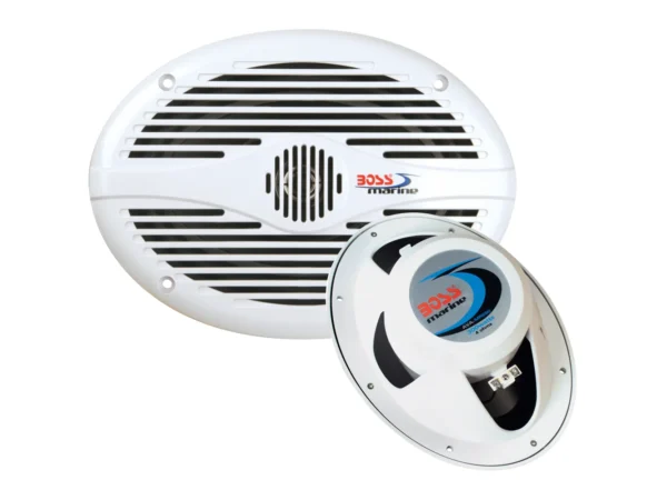 Boss Audio 6"x 9" MR690 Oval Speakers - White - 350W - Image 6