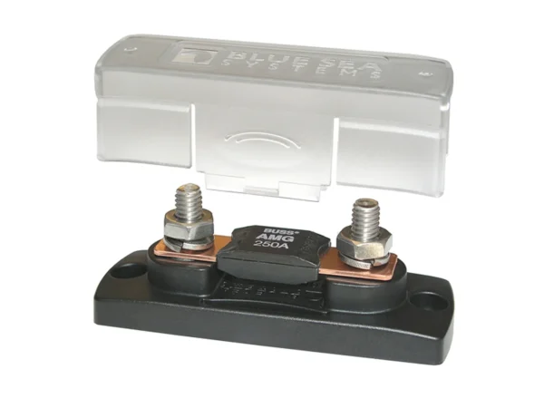 Blue Sea 5001 Fuse Block MEGA 100-300A w/Cover - Image 2
