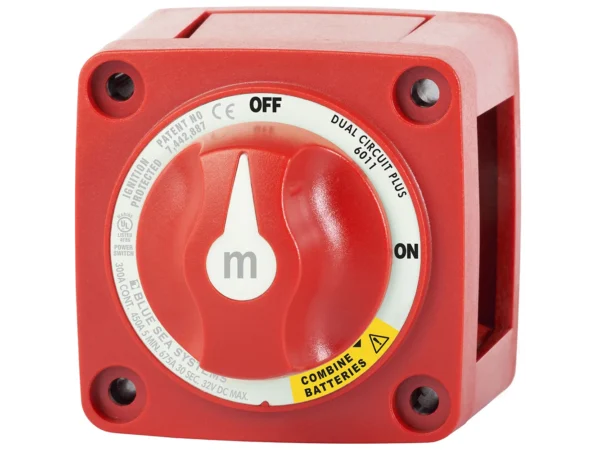 Blue Sea 6011 m-Series (Mini) Battery Switch Dual Circuit Plus - Image 5