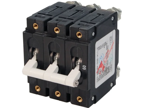 Blue Sea 7288 C-Series Triple Pole Circuit Breaker - 60A - Image 2