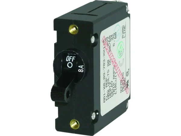 Blue Sea 7347 AC/DC Single Pole Magnetic World Circuit Breaker  -  8 AMP - Image 2
