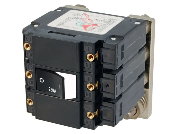 Blue Sea 7477 C - Series Flat Circuit Breaker, Single and Double Pole  -  250 Amp - Image 2