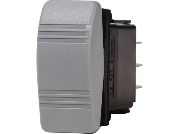 Blue Sea 8222 Water Resistant Contura III Switch - (ON)-OFF-(ON) - Grey - Image 3