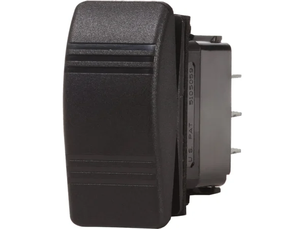 Blue Sea 8285 Water Resistant Contura III Switch - (ON)-OFF-(ON) - Black - Image 2