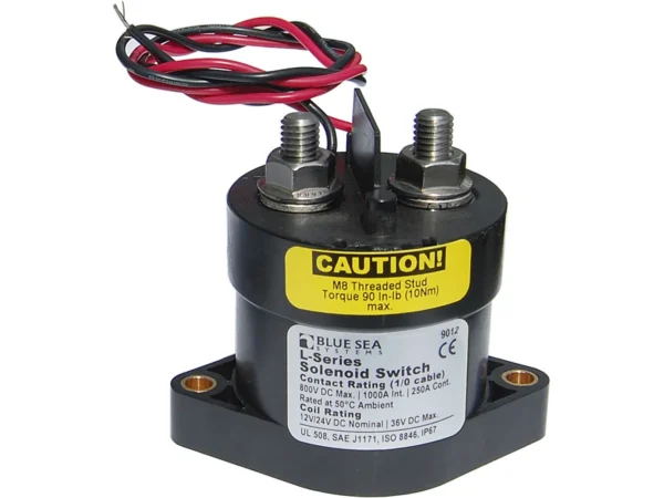 Blue Sea 9012 L Solenoid Switch - 12-24VDC - 250A - Image 2