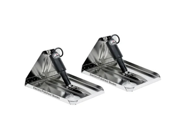 Lenco 16" x 12" Heavy Duty Performance Trim Tab Kit w/o     Switch Kit 12V - Image 2
