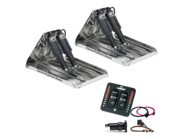 Lenco 19" x 14" Extreme Duty Performance Trim Tab Kit w/LED Indicator Switch Kit 12V - Image 2