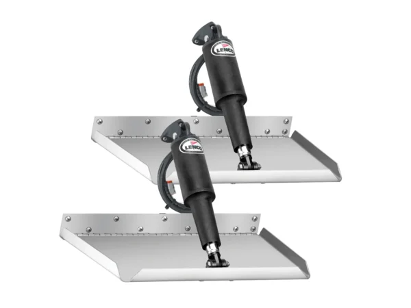 Lenco 12" x 12" Edge Mount Trim Tab Kit w/o Switch Kit 12V - Image 2