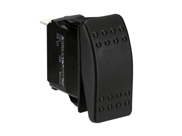 Paneltronics DPDT ON/OFF/ON Waterproof Contura Rocker Switch w/LEDs - Black - Image 2