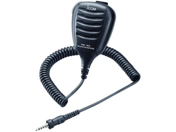 Icom HM-165 Speaker Mic w/Alligator Clip - Waterproof