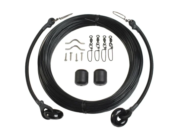 Lee's Deluxe Rigging Kit - Single Rig Up To 37ft. - Black Mono - Image 2