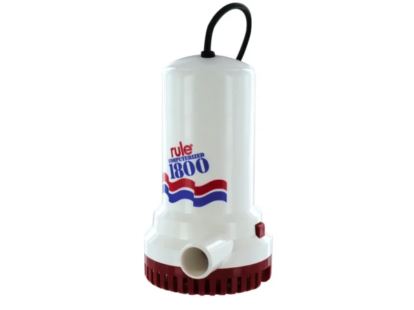 Rule 1800GPH Sump/Utility Pump w/24' 110vac Cord - Image 2