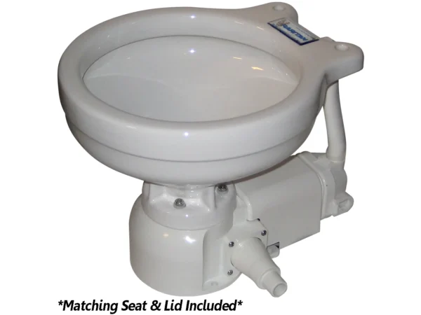 Raritan Sea Era Electric Toilet - Marine Size - Integral Pump - Straight & 90° Discharge - 12v - Image 2
