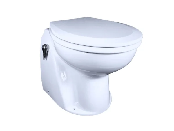 Raritan Atlantes Freedom® w/Vortex-Vac - Household Style - White - Remote Intake Pump - Smart Toilet Control - 12v