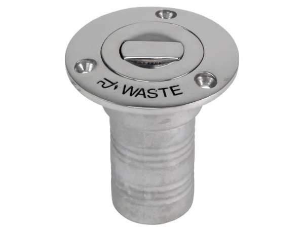 Whitecap Bluewater Push Up Deck Fill - 1-1/2" Hose - Waste - Image 2