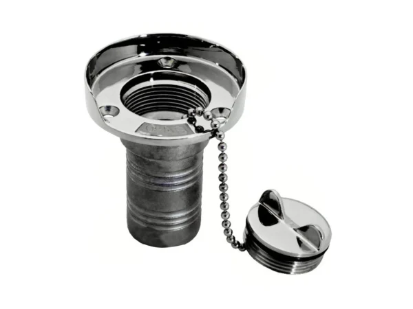 Whitecap Gas Hose Deck Fill w/Splash Guard - 1-1/2" Chain - Image 2