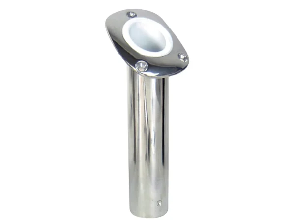 Whitecap Bluewater 30 Deg. Stamped S.S. Flush Mount Rod Holder - Image 2