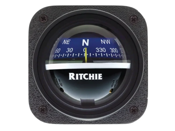 Ritchie V-537B Explorer Compass - Bulkhead Mount - Blue Dial - Image 3