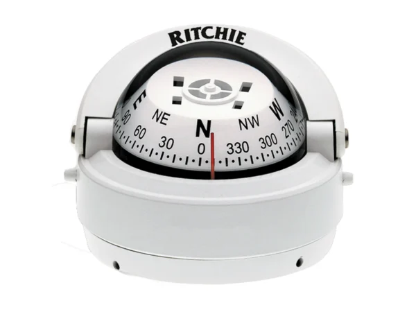 Ritchie S-53W Explorer Compass - Surface Mount - White - Image 3