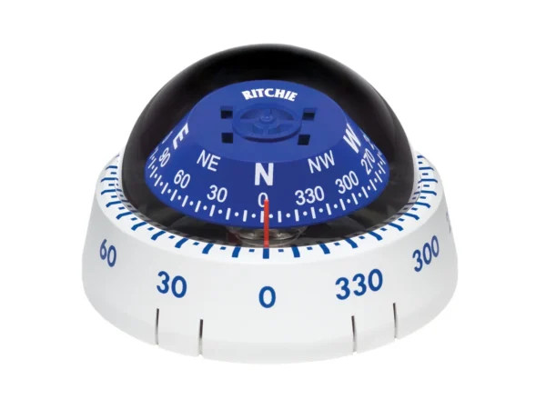 Ritchie XP-99W Kayaker Compass - Surface Mount - White - Image 3