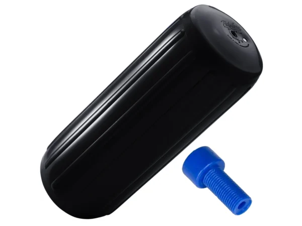 Polyform HTM-3 Fender 10.5" x 27" - Black w/Adapter - Image 2