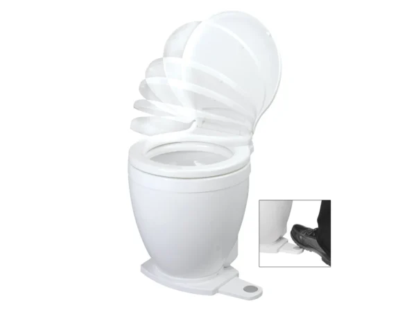 Jabsco Lite Flush Electric 12V Toilet w/Footswitch - Image 2