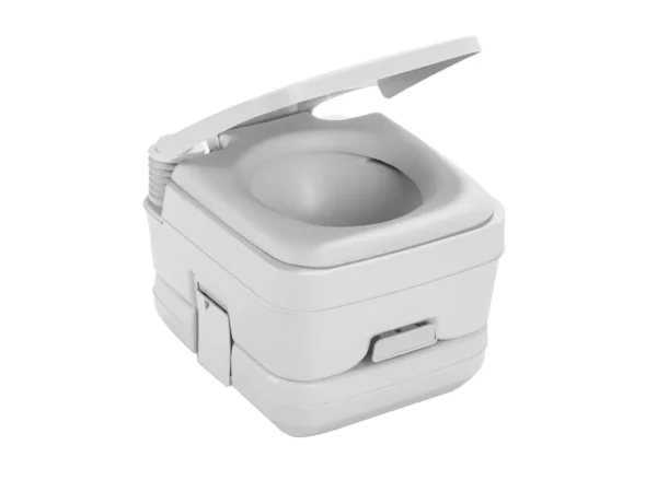 Dometic 964 MSD Portable Toilet w/Mounting Brackets - 2.5 Gallon - Platinum - Image 2