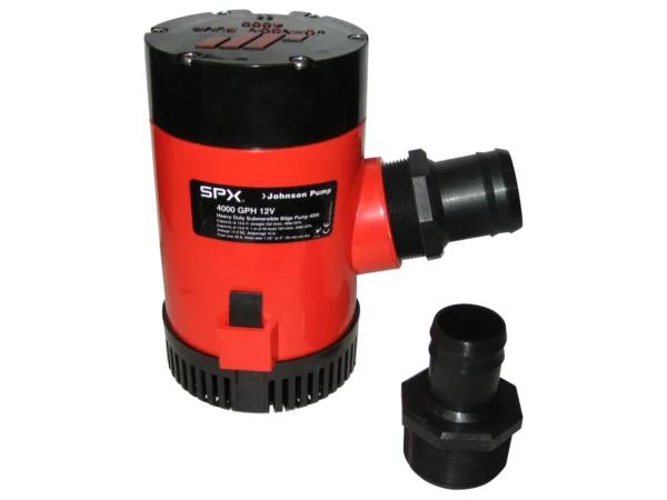 Johnson Pump 4000 GPH Bilge Pump 1-1/2" Discharge Port 12V - Image 2
