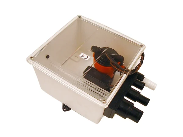 Johnson Pump 1000 GPH Multi Port Shower Sump Pump 12V w/Switch - Image 2