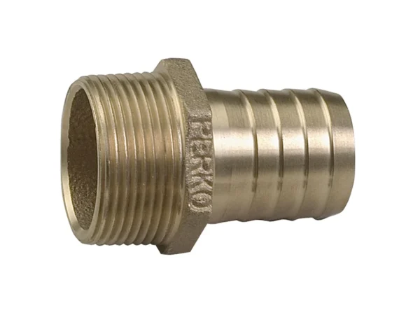Perko 3/4" Pipe to Hose Adapter Straight Bronze MADE IN THE USA - Image 2