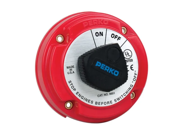 Perko Medium Duty Battery Disconnect Shut Off/On - 250 Amp Continuous, 12-32VDC - Image 2