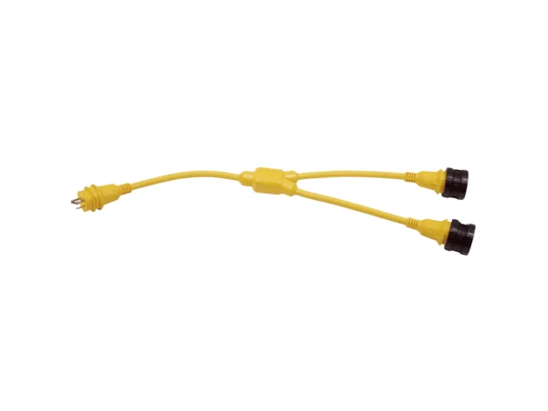 Marinco Y-Adapter, 2-30A Locking to 30A Locking - Image 2