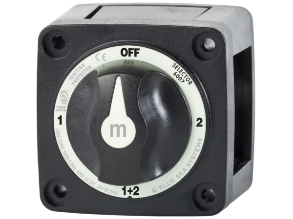 Blue Sea 6007200 Battery Switch Mini - 4 Position - Black - Image 5